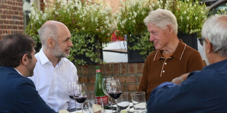 Rodríguez Larreta en modo presidencial: almorzó con Clinton en Nueva York y estrecha lazos con el ala demócrata