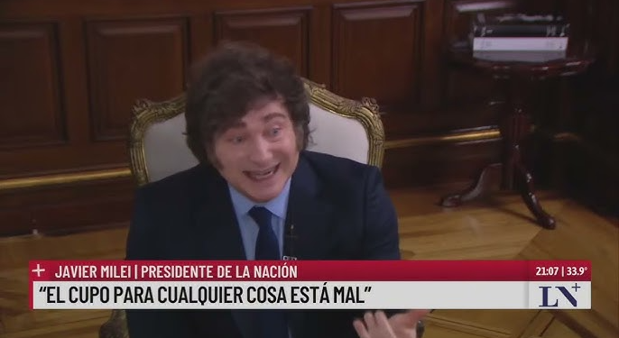 Javier Milei llamó “Ladri Depósito” a Lali, la invitó a ser candidata y reveló si iría a verla cantar